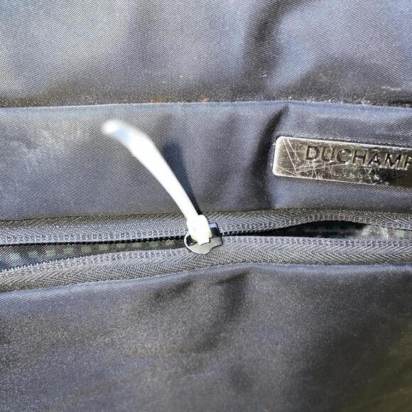 Duchamp London Getaway Expandable Backpack USB Black Travel Book Bag 19x14 *FLAW - Picture 11 of 11